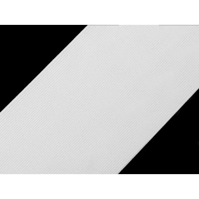 Pruženka tkaná šíře 10 cm Varianta: REZ00 bílá, Balení: 1 m – Zboží Dáma