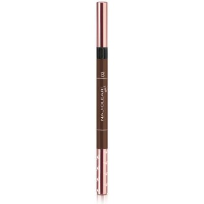 Naj-Oleari 3 in 1 Perfect Brow tužka a řasenka na obočí 3v1 03 brunettes 0,15 g + 1 ml