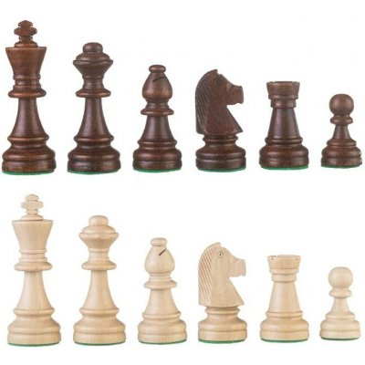 Dřevěné šachové figurky Staunton č. 6- zatížené – Zboží Živě