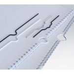 Háčky 250 mm do kalendářové vazby, 100ks, stříbrné – Zboží Živě