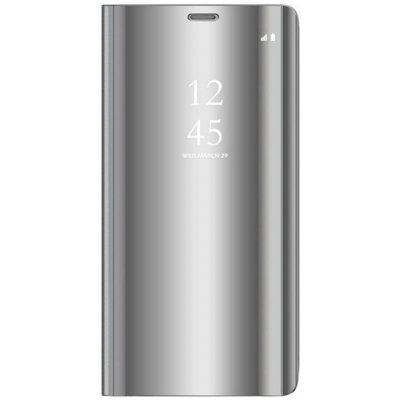 Pouzdro Cu-Be Clear View Samsung Galaxy A34 stříbrné – Zboží Živě