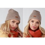 Fashionweek Elegantní dámská teplá čepice beanie ZIZI-P5 latte – Hledejceny.cz