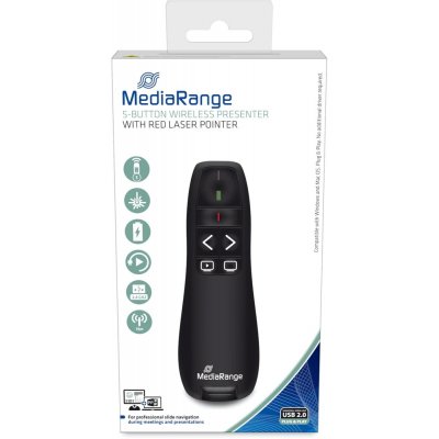 MediaRange 5-Button Wireless Presenter MROS220 – Zboží Živě