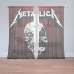 Sablio Záclony METALLICA Death metal: 2ks 150x250cm – Hledejceny.cz