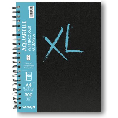Canson Skicák XL Book Aquarelle 300 g/m2 34 archů A4 – Zboží Mobilmania