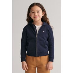 Gant Shield Zip Hoodie modrá