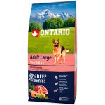 Ontario Adult Large Beef & Rice 12 kg – Hledejceny.cz