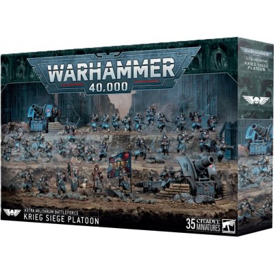 GW Warhammer 40000: Astra Militarum Battleforce: Krieg Siege Platoon – Sleviste.cz
