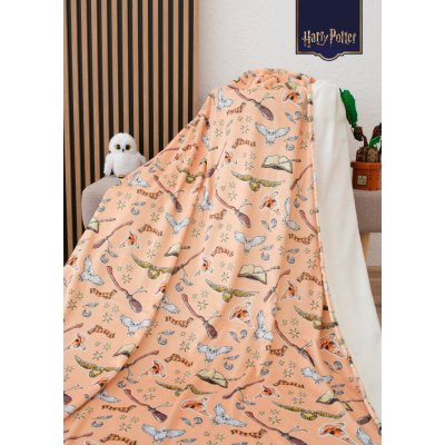 MKLuzkoviny.cz deka mikroplyš Harry Potter Meruňková 150x200 – Zboží Dáma MKLuzkoviny.cz deka mikroplyš Harry Potter Meruňková 150x200 – Zboží Dáma