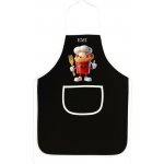 EMI Kuchyňská zástěra Pasta černá – Hledejceny.cz