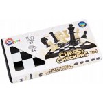 Teddies Šachy + dáma plast společenská hra v krabici 29x14,5x4cm – Zboží Dáma