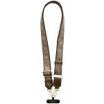 Guess Crossbody Popruh PU 4G Metal Logo Brown – Zboží Živě