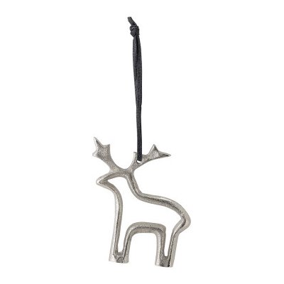 Závěsná vánoční ozdoba sobík Rooni Silver 11 cm Bloomingville – Hledejceny.cz