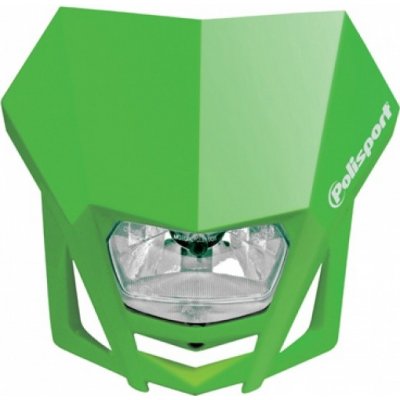 POLISPORT světlomet přední model LMX (žárovka halogen) barva zelená | Zboží Auto