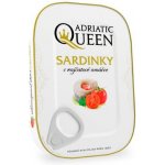 Adriatic Queen Sardinky v rajčatovém protlaku 105 g – Zbozi.Blesk.cz