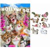 Puzzle WOODEN CITY Dřevěné Koťata v Hollywoodu 2v1 EKO 75 dílků