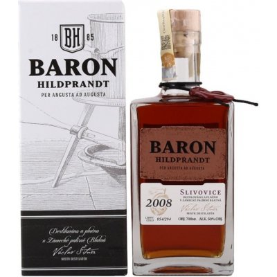 Baron Hildprandt Slivovice 2008 limitovaná edice 50% 0,7 l (karton) – Zboží Dáma