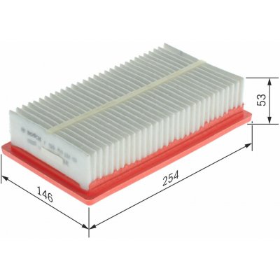 Vzduchový filtr BOSCH F 026 400 634 – Hledejceny.cz