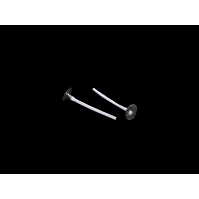 Prima-obchod Knot na svíčky s plíškem 4,3 cm, barva bílá – Sleviste.cz