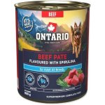 Ontario Adult hovězí pate s příchutí spirulíny 800 g – Sleviste.cz
