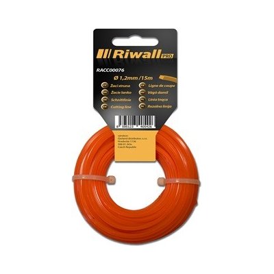 Riwall PRO Žací struna pr. 1,2mm, délka 15m, čtvercový průřez
