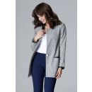 Lentif elegantní kabátek L009 šedý