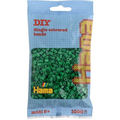 Hama Zažehlovací korálky MIDI - zelené - 1000 ks - H207-10 – Hama | – Sleviste.cz