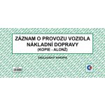 Baloušek Tisk ET220 Záznam o provozu vozidla nákladní dopravy alonž – Zboží Dáma