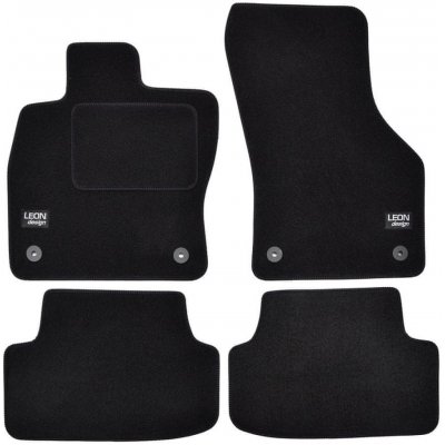 Koberce textilní J&J Automotive Seat Leon III 2012-2020 s logem – Zbozi.Blesk.cz