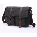 Canvasio pánská plátěná taška Travis černá Canvasio F8168s2 – Sleviste.cz