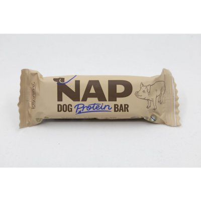 NAP Dog Proteinová tyčinka pro psy vepřová 50 g – Zbozi.Blesk.cz