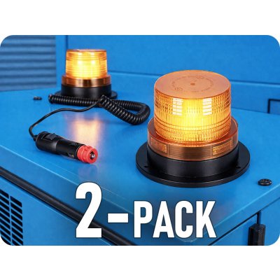TruckLED LED střešní výstražné světlo - maják, 20W, 12/24V, oranžové/2-PACK! [L0009-ALR] – Sleviste.cz