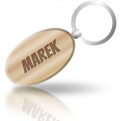 Přívěsek na klíče se jménem Marek – Zboží Mobilmania