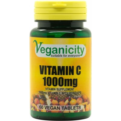 Veganicity Vitamin C 1000 mg 60 tablet – Zboží Mobilmania