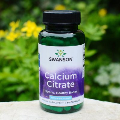 Swanson Calcium Citrate 200 mg 60 kapslí – Hledejceny.cz