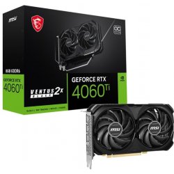 MSI GeForce RTX 4060 Ti VENTUS 2X BLACK E1 8G OC