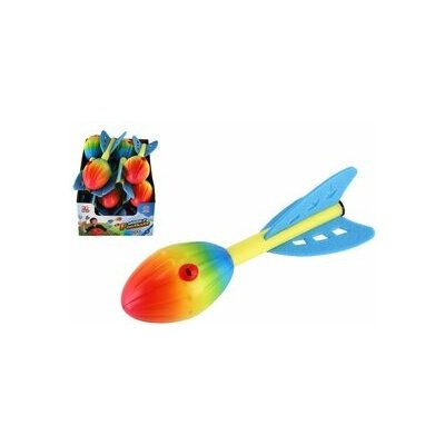 Šipka házecí pěnová pískající 25cm 12ks v boxu – Zboží Živě