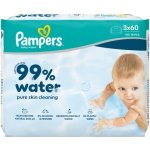 Pampers 99 % vody Dětské čisticí ubrousky 180 ks – Zboží Dáma