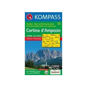 55 Cortina ď Ampezzo mapa 55