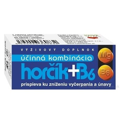 Naturvita Hořčík + B6 60 mg 60 tablet – Hledejceny.cz