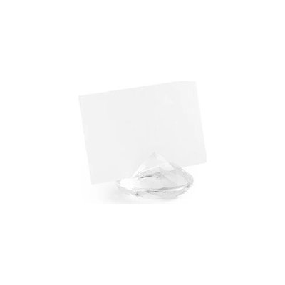 Diamantový stojánek na jmenovku PRŮHLEDNÝ, 4 cm, 10 ks – Zboží Dáma