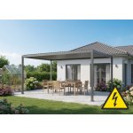 Lanit Plast hliníková bioklimatická pergola Premium Plus 4 x 3 m elektrická LG4092 – Sleviste.cz