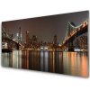 Obraz akrylový obraz Město Mosty Architektura 100x50 cm
