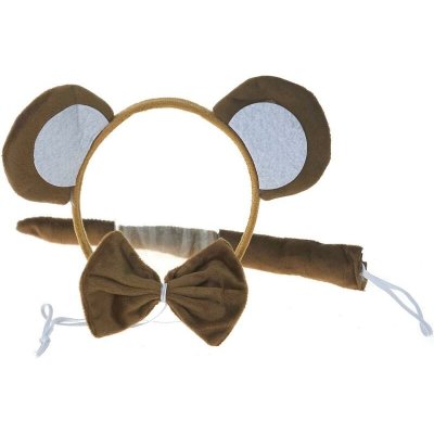 Opice set čelenka ocas motýlek – Zboží Dáma