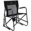Zahradní židle a křeslo Židle GCI Freestyle Rocker černá/šedá