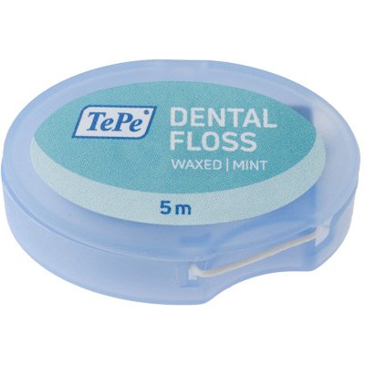 TePe Dental Floss expandující voskovaná zubní nit s mátovou příchutí 5 m – Zbozi.Blesk.cz