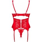 Obsessive Ohnivý korzet Amor Cherris corset červená – Zbozi.Blesk.cz