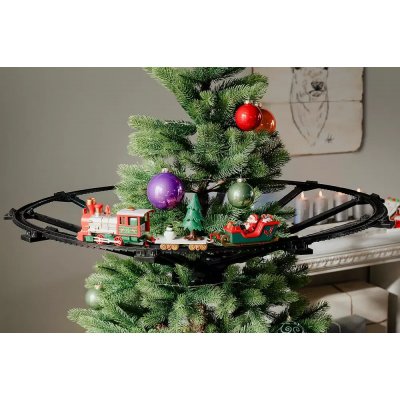 Home Styling Collection Vánoční vláček na stromeček 23 dílů Ø 87,5 cm zelený – Zboží Dáma