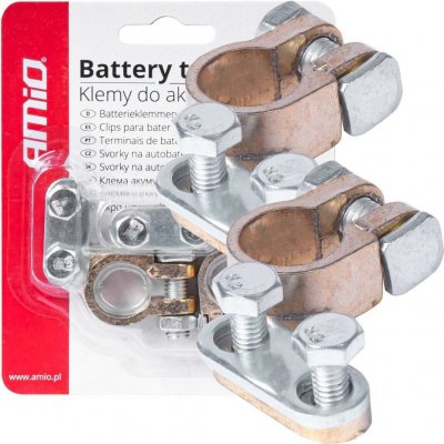 Svorky na autobaterii mosazné Motýl 600AMP sada 2ks – Zboží Mobilmania