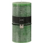 Zelená svíčka ve tvaru válce XL - 10*10*20 cm - 140 hod. - J-Line by Jolipa – Hledejceny.cz